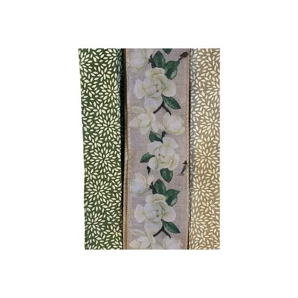 Bless This Home Cross Sign & 12 Yards Ribbon Bundle | DIY Wreath Craft Kit - Picture 3 of 7